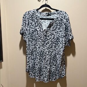 Sami & Jo Monochrome Patterned Blouse